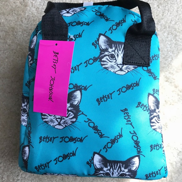 Betsey Johnson Bags Nwt Betsey Johnson Cat Lunch Bag Wfood